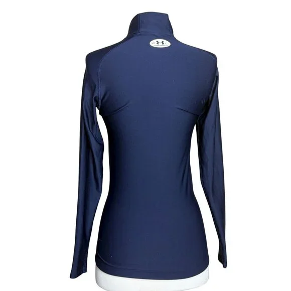 Under Armour Compression Top Navy Blue Size Small - Picture 2 of 7